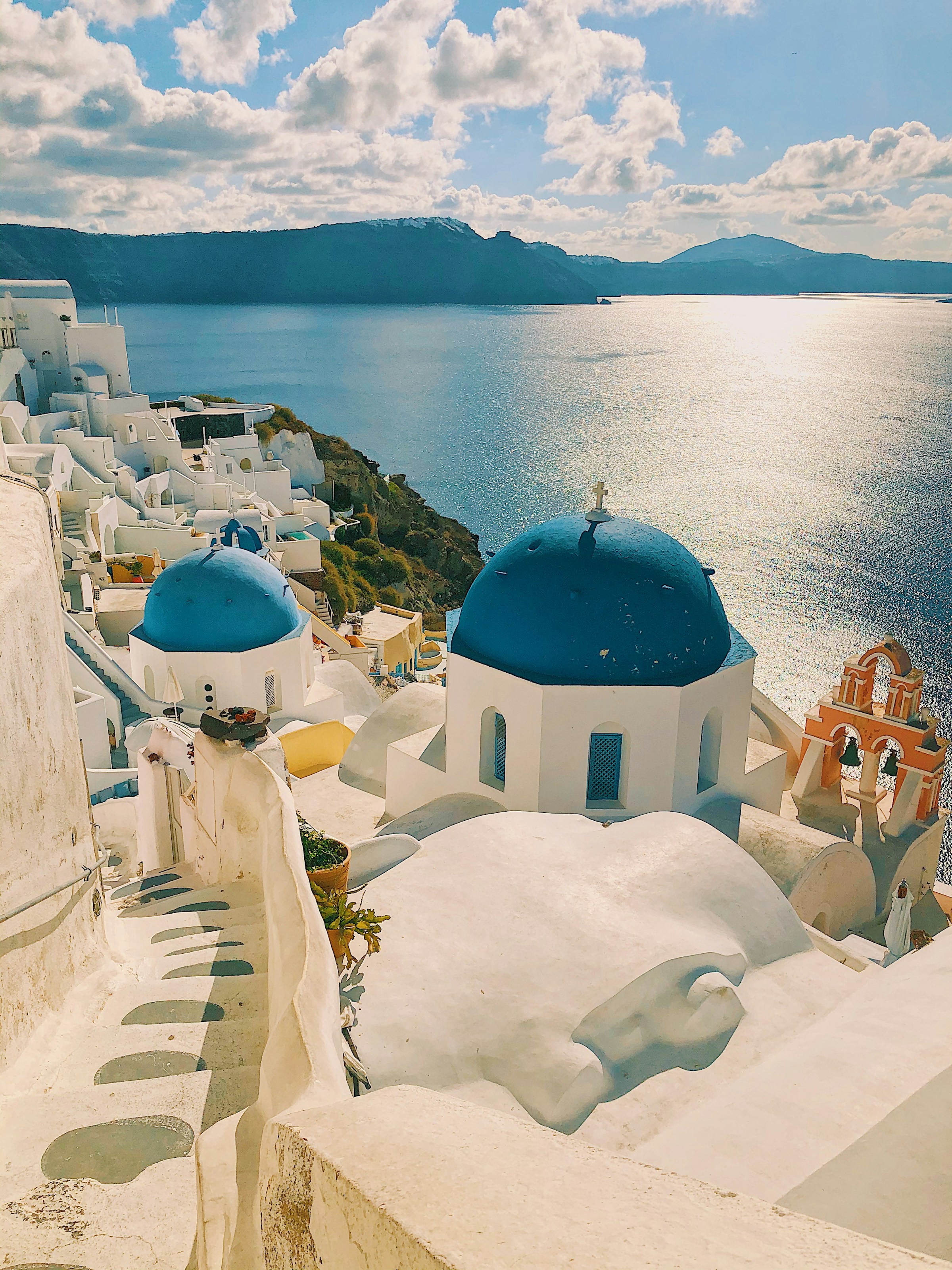 Santorini domes